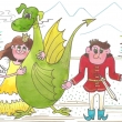Rozprávka trochu naopak, princezná si radšej vyberie draka.jpg